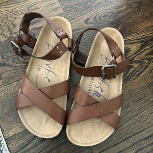 Blowfish platform strappy sandal